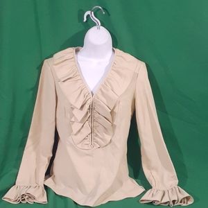 Vintage king James California S/M ruffled blouse